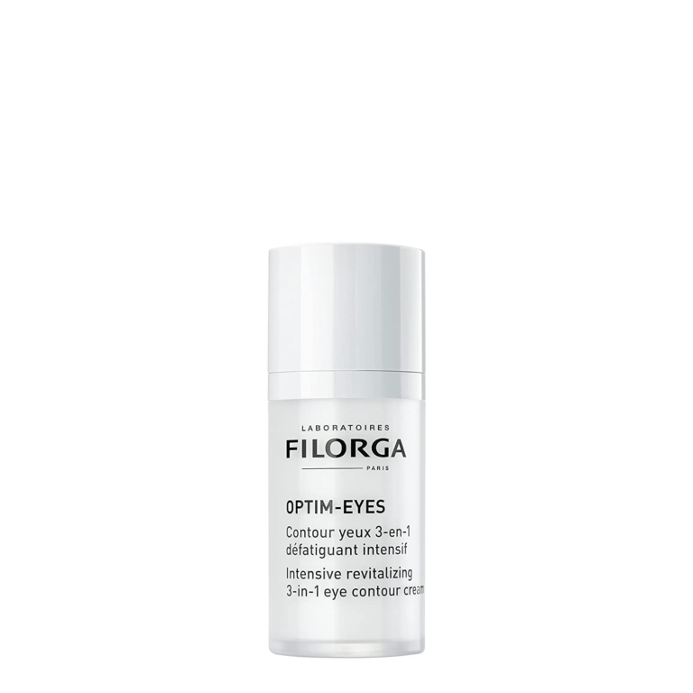 Filorga Optim-Eyes Eye Cream, Revitalizing 3-In-1 Skin Treatment for Rapid Reduction of Dark Circles, Wrinkles & Puffiness around the Eyes, 0.5 Fl. Oz.