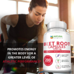 Beet Root Capsules - 1200Mg per Serving - 200 Beet Root Powder Capsules - Beetroot Powder Supports Blood Pressure, Athletic Performance, Digestive, Immune System (Pure, Non-Gmo & Gluten Free)