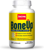 Jarrow Formulas Boneup Vegetarian - 120 Tablets - Vegetarian/Vegan Supplement for Bone Health - Vegan-Friendly Sources of Vitamin D3, Vitamin K2 (As MK-7) & Calcium - 60 Servings