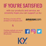 K-Y Warming Jelly Personal Lubricant (2.5 Oz), Premium Non-Greasy Warming Lube for Women, Men & Couples (Package May Vary)