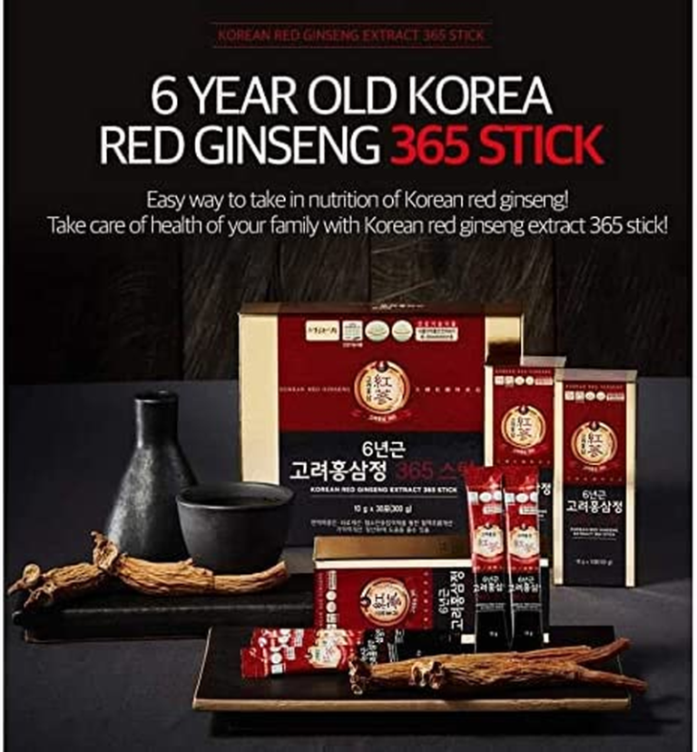 6 Years Red Ginseng 365 Stick New Holicare`s deal