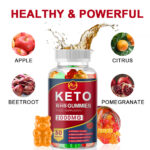 2000 Mg Keto Gummies Apple Cider Vinegar with MCT Oil, Weight Loss Supplement