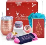 "Ultimate Celebration Package: Unforgettable Birthday & Christmas Gifts for Women - Perfect for Friends, Sisters, Moms, and Girlfriends! Exquisite Stainless Steel Rosegold Gift Set in a Hilarious and Unique Box"