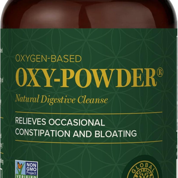 Global Healing Oxy-Powder Colon Cleanse, Constipation Relief for Women & Men, Magnesium Oxide Colon Cleanser & Detox, 15 Day Gut Cleanse & 15 Day Cleanse, Detox Cleanse for Weight Loss (60 Capsules)