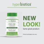 Hyperbiotics Pro 15 Vegan Probiotic Supplement | Time Release Pearls | 15 Diverse Strains | Probiotics for Women and Men | Digestive and Immune System Health | Gluten and Dairy Free | 60 Count