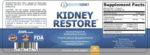 Kidney Restore Kidney Cleanse and Kidney Health Supplement to Support Normal Kidney Function, Vitamins for Kidney Health 60 Caps