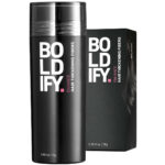 BOLDIFY Hair Fibers (56G) Fill in Fine and Thinning Hair for an Instantly Thicker & Fuller Look - Best Value & Superior Formula -14 Shades for Women & Men - DARK BROWN