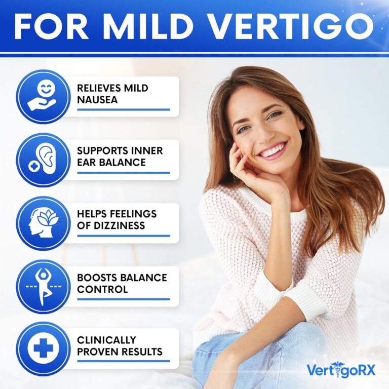 Vertigo Relief Patches | Vertigo Treatment Supporting Dizziness Relief | Vertigo Relief Products for Inner Ear Balance | Mild Vertigo Relief | Pack of 20