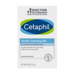 CETAPHIL Gentle Cleansing Bar, 4.5 Oz , Nourishing Cleansing Bar for Dry, Sensitive Skin, Non-Comedogenic, Non-Irritating for Sensitive Skin - Free & Fast Delivery