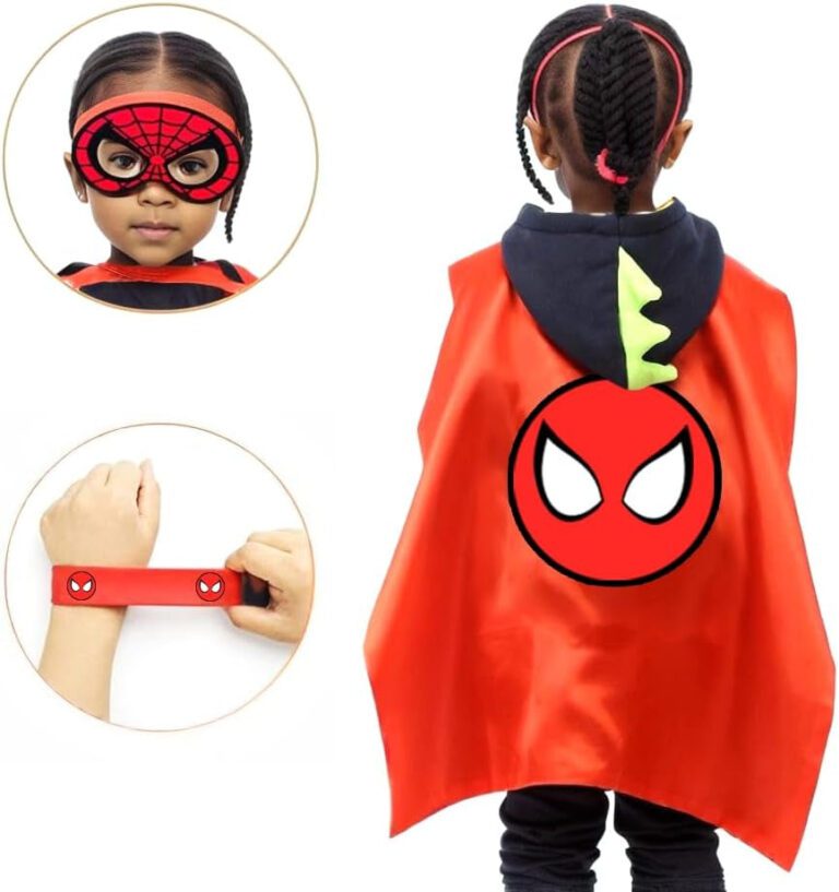 "Fera Superhero Capes and Accessories Set - Perfect Gifts for Boys and Girls, Ages 3-10, Ideal for Christmas and Halloween"