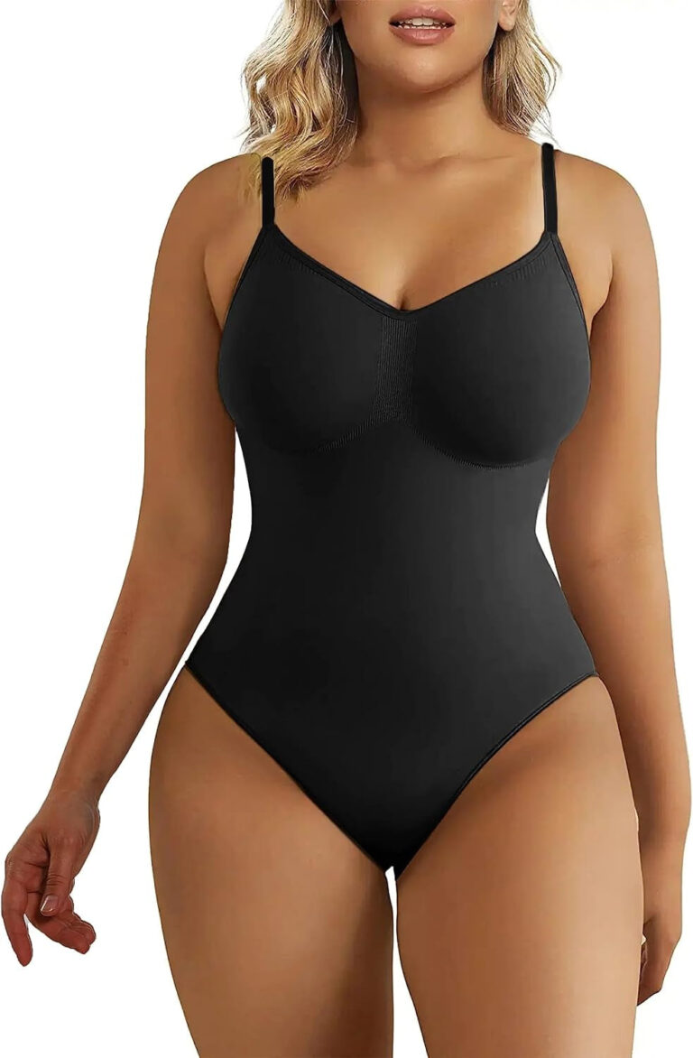 "SHAPERX Sculpt & Shape Bodysuit: Ultimate Tummy Control Shapewear for Women - Seamless, Sexy Thong Body Shaper Tank Top"