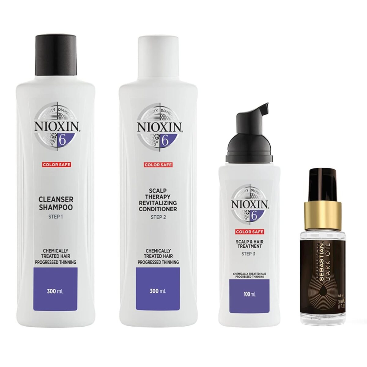 "Nioxin Hair Care System: Revitalize and Strengthen Your Hair, Say Goodbye to Thinning, 3 Months of Nourishing Care for Sensitive or Dry Scalp"