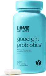 Love Wellness Good Girl Vaginal Probiotics, 60 Count (Pack of 1) - Ph Balance with Prebiotics & Lactobacillus Probiotic Blend - Feminine Health Supplement for Healthy Vaginal Odor & Vaginal Flora​