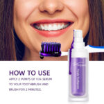 "Ultra-Whitening Purple Toothpaste - Say Goodbye to Stains and Hello to a Radiant Smile!"