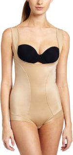 "Flawless Figure: Maidenform Women's Open Bust Body Shaper FL1856 - Enhance Your Silhouette!"