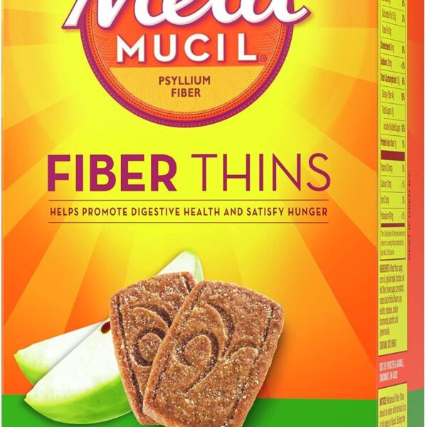 "Metamucil Apple Crisp Fiber Wafers - Convenient 2 Packets"