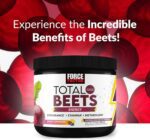 "Power up Your Energy and Stamina with Force Factor Total Beets Energy Drink Mix - Supercharge Your Circulation and Boost Performance with Superfood Beet Root Powder!"