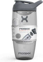 "Ultimate Protein Powerhouse: Promixx PURSUIT Gym Protein Shaker Bottle - Unleash Your Fitness Potential with Premium Sports Blender Bottles for Delicious Protein Mixes and Supplement Shakes - Effortless Cleaning, Unbreakable Protein Shaker Cup"