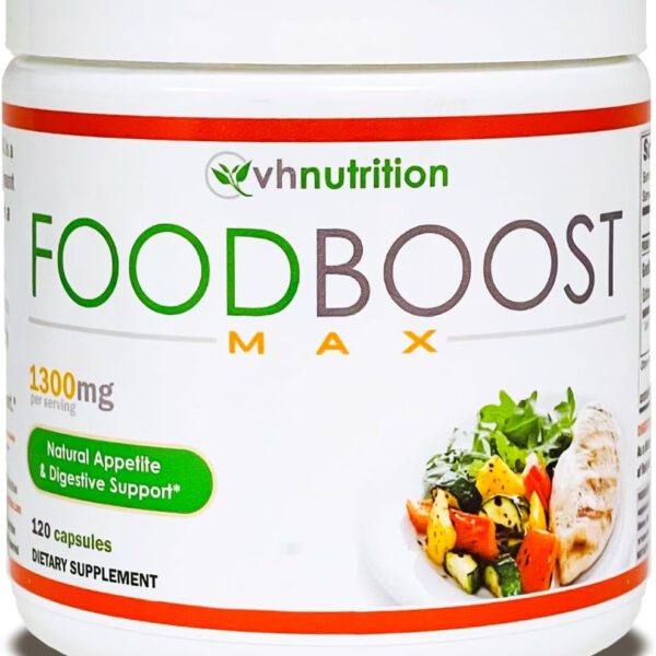 Foodboost MAX Appetite Stimulant Weight Gain Pills for Men and Women - 120 Capsules