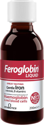 Feroglobin Gentle Iron and Nutrient Liquid - Reduce Tiredness and Fatigue | Maintain Health and Vitality | Natural Iron Source