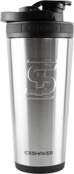 Ice Shaker 26 Oz , Stainless Steel Protein Shaker, as Seen on Shark Tank, Reusable, Gym Water Bottle, Black