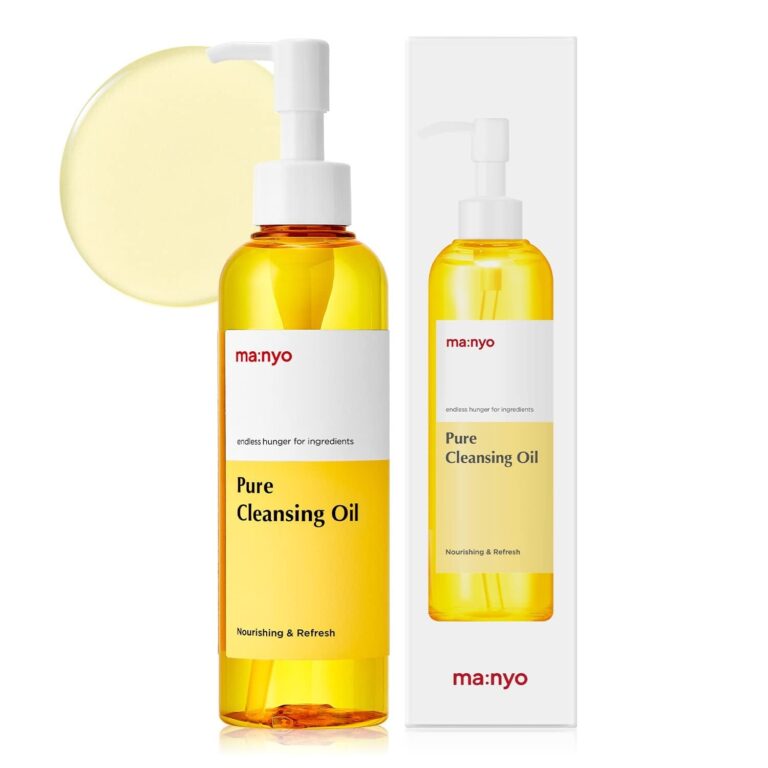 Ma:Nyo Pure Cleansing Oil Korean Facial Cleanser, Blackhead Melting, Daily Makeup Removal with Argan Oil, for Women Korean Skin Care 6.7 Fl Oz (1 Pack)