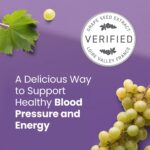 Humann Supergrapes Chews Supplement – with 100Mg Coq10 – from the Makers of Superbeets - Grape Flavor Chew, 60 Count