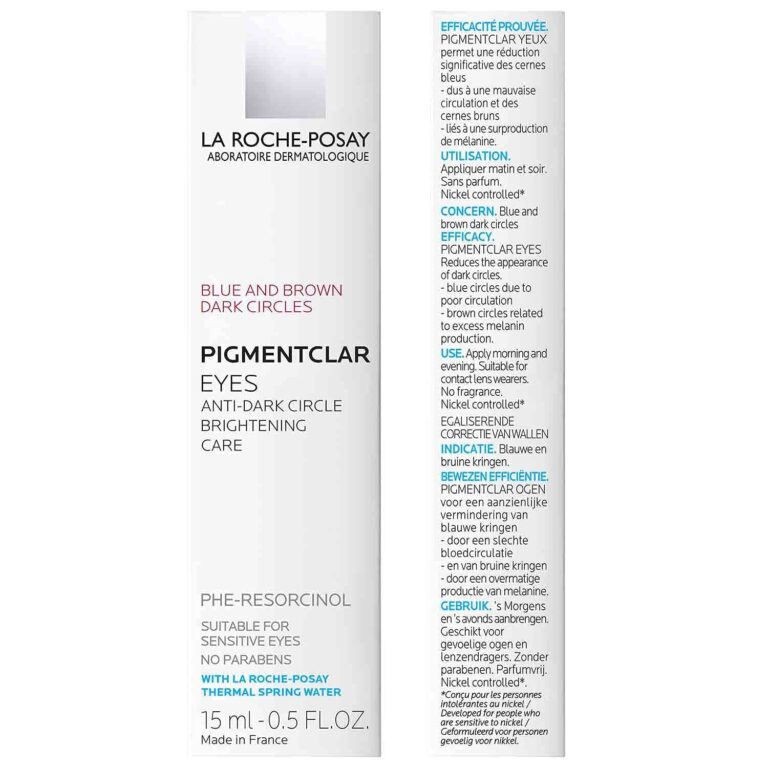 La Roche-Posay Pigmentclar Dark Circles Eye Cream with Caffeine, Brightens under Eye Area and Targets Dark Circles - Free & Fast Delivery