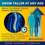 Growth Capsules to Grow Taller - Height Growth Maximizer with Calcium for Bone Strength - Made in USA - Natural Get Taller Supplement to Increase Bone Growth - Free of Growth Hormone