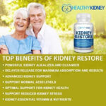 Kidney Restore Kidney Cleanse and Kidney Health Supplement to Support Normal Kidney Function, Vitamins for Kidney Health 60 Caps