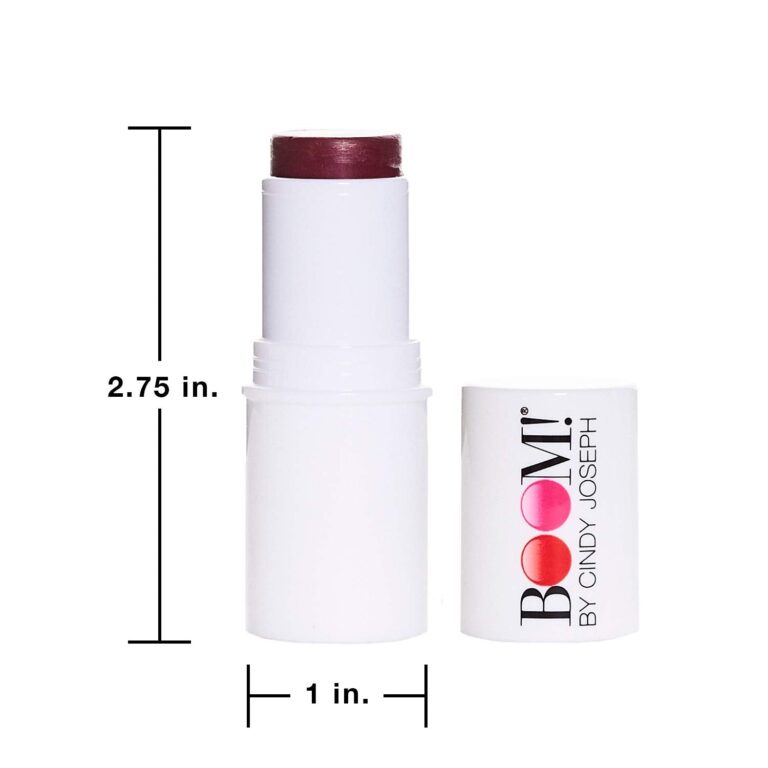 BOOM! by Cindy Joseph Cosmetics Boomstick Color - Lip & Cheek Tint Makeup Sticks for Older Women & Mature Skin - Cream Blush Stick for Cheeks & Lips