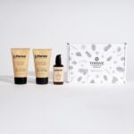 "Ultimate Skincare Getaway Set - Rejuvenating Face Scrub, SPF30 Protection, and Nourishing Face Wash - All-Natural, Vegan, and Cruelty-Free"