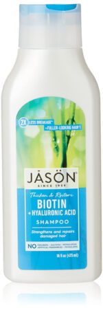 "Revitalize and Strengthen Your Hair with Jason Restorative Biotin Shampoo - 16 Oz."