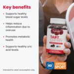 Tart Cherry Gummies - Uric Acid, Immunity, Inflammation & Metabolic Health Support – NSF Certified Sport, Powerful Antioxidant & Non-Gmo - from Maker of Superbeets - 60 Sugar-Free Vegan Gummies