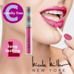 "Shimmering Beauty: Nicole Miller 10 Pc Lip Gloss Collection - Vibrant and Long-Lasting Colors for Women and Girls (Green)"