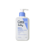 CeraVe Baby Wash & Shampoo - Fragrance, Paraben, & Sulfate Free Shampoo for Tear-Free Baby Bath Time - 8oz/237ml