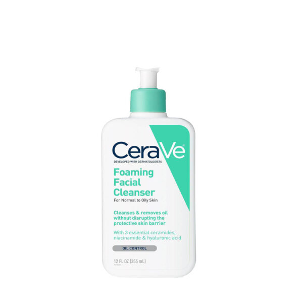 CeraVe Foaming Facial Cleanser for Normal to Oily Skin - 3oz/87ml & 12oz/355ml