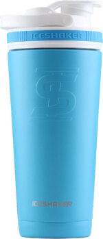 Ice Shaker 26 Oz , Stainless Steel Protein Shaker, as Seen on Shark Tank, Reusable, Gym Water Bottle, Black