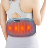 Comfier Heating Pad for Back Pain - Heat Belly Wrap Belt with Vibration Massage, Fast Heating Pads with Auto Shut Off, for Lumbar, Abdominal, Leg Cramps Arthritic Pain Relief, Gifts for Men Dad