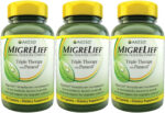 Migrelief Original Triple Therapy with Puracol - Nutritional Support for Migraine Sufferers - 60 Caplets/1 Month Supply