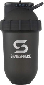 "SHAKESPHERE Tumbler: The Ultimate Protein Shaker and Smoothie Cup - 24 Oz of Blending Perfection, No Blending Ball Needed! - Fuel Your Workout with a Bladeless Blender Cup - Pre Workout Mixer for the Gym - Elegant Rose Gold Design"