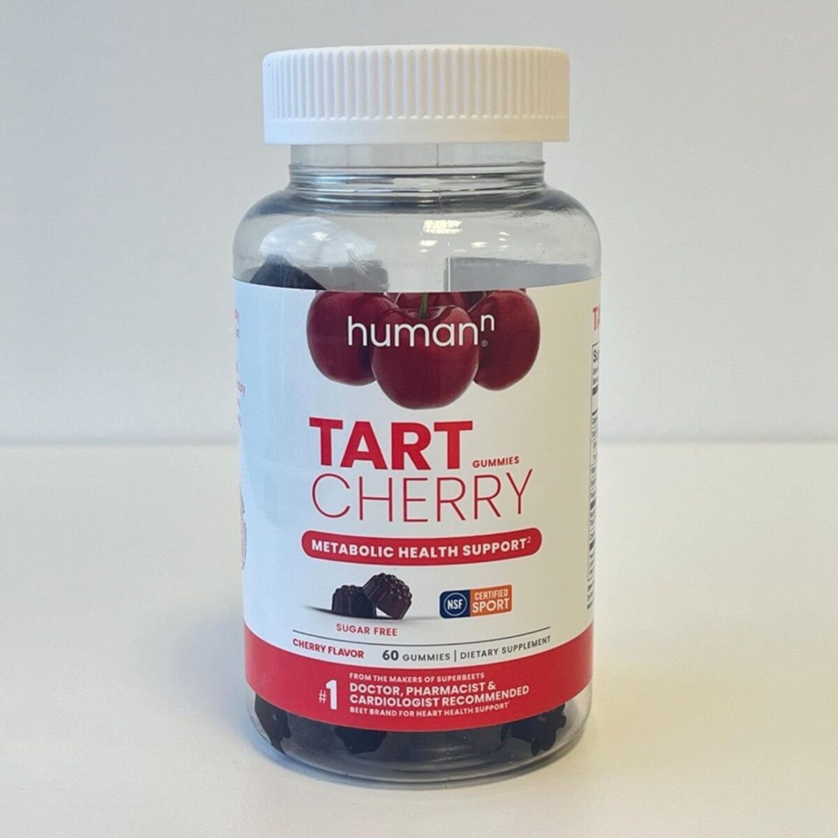 Tart Cherry Gummies - Uric Acid, Immunity, Inflammation & Metabolic Health Support – NSF Certified Sport, Powerful Antioxidant & Non-Gmo - from Maker of Superbeets - 60 Sugar-Free Vegan Gummies