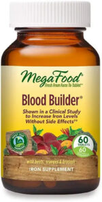 Megafood Blood Builder - Iron Supplement Shown to Increase Iron Levels without Nausea or Constipation - Energy Support with Iron, Vitamin B12, and Folic Acid - 90 Tablets