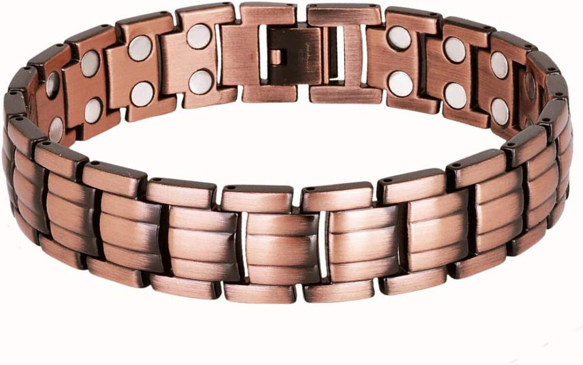 "Stylish and Therapeutic EBUTY Copper Bracelet for Men - Enhance Your Style and Well-being!"