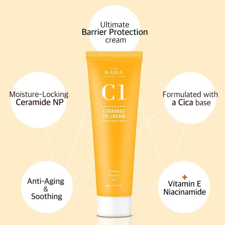 C1 Ceramide + Niacinamide Serum - Skin Nourishment, Hydration & Vitality, 1.5 Fl Oz (45Ml) Cos De BAHA