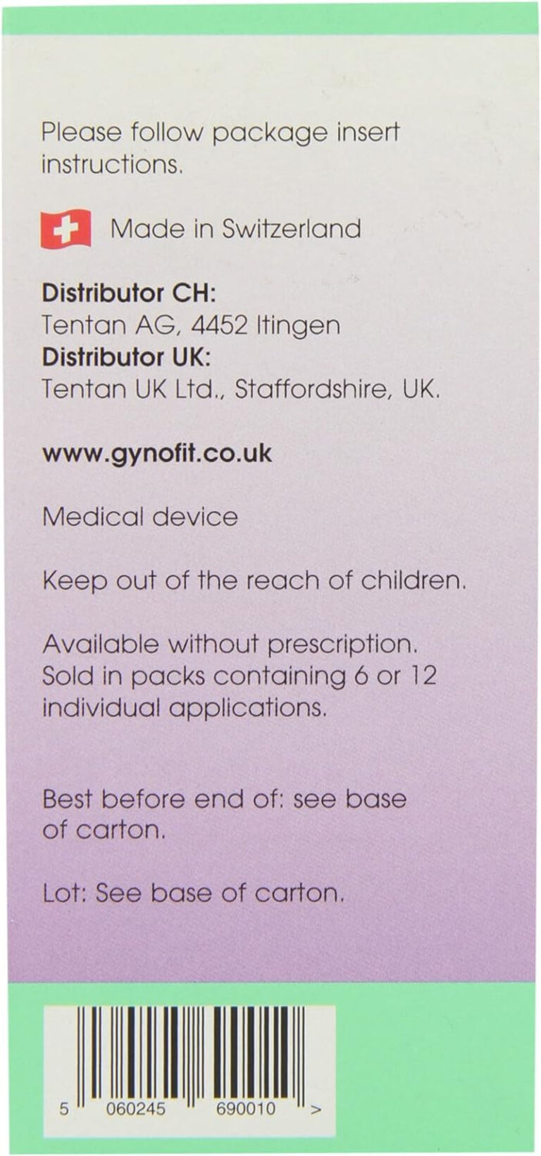 Moisturising Vaginal Gel 5Ml