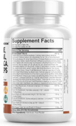 Lions Mane 3000Mg 20In1 Mushroom Supplement with Turkey Tail 2000Mg Reishi 1000Mg Cordyceps Chaga 1000Mg Maitake Meshima Poria Cocos Shiitake Oyster Porcini Enoki 60 Count