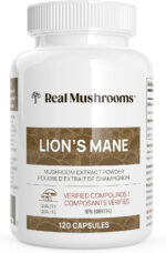 Lions Mane Mushroom Cognition Capsules (120 Capsules) Lions Mane Mushroom Powder Extract Capsules | Brain Supplement, Brain Vitamins, Focus Supplement