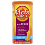 Metamucil Psyllium Sugar-Free Fiber Supplement Powder, Orange 114 Tsp