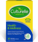 Culturelle Health & Wellness Daily Probiotic for Women & Men - 30 Count - 15 Billion Cfus & a Proven-Effective Probiotic Strain Support Your Immune System- Gluten Free, Soy Free, Non-Gmo - Free & Fast Delivery